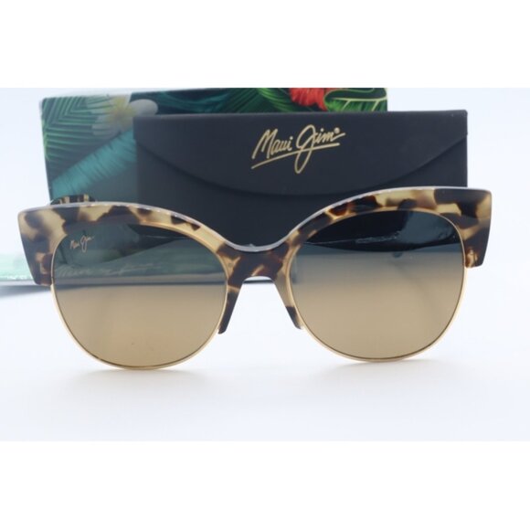 Maui Jim Mariposa MJ 817-10L Tortoise Cat Eye Sunglasses Brown polarized Lenses